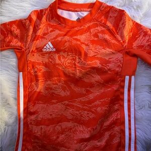 Adidas Bright Orange Climalite Shirt